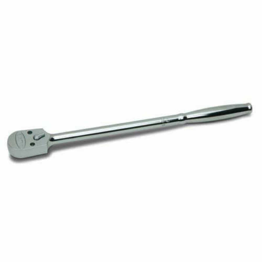 1/2 Inch Drive Enclosed Head Chrome Ratchet 15 Inch Long
