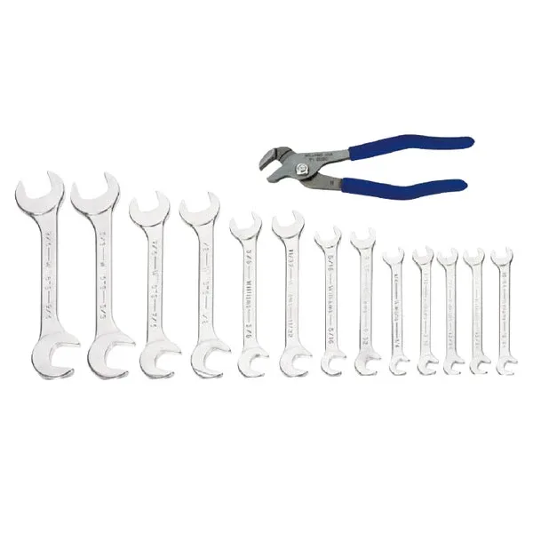 Fractional SAE 15 x 75 Degree Double Head Mini Open End Wrench & (image for) Fractional SAE 15 x 75 Degree Double Head Mini Open End Wrench &