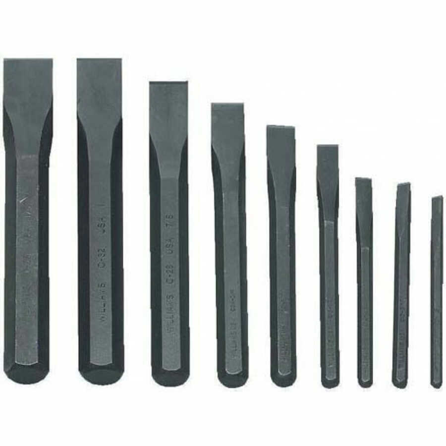 9 Pc Cold Chisel Set