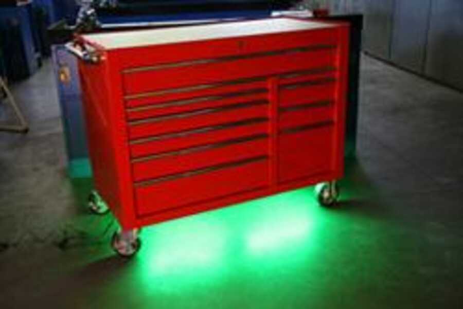 Green Neon Tube Lights w Dual Transformer