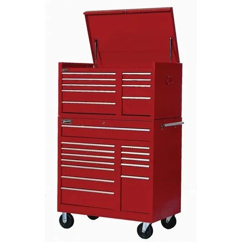 (image for) 42" 9-Drawer Commercial Top Chest, Red