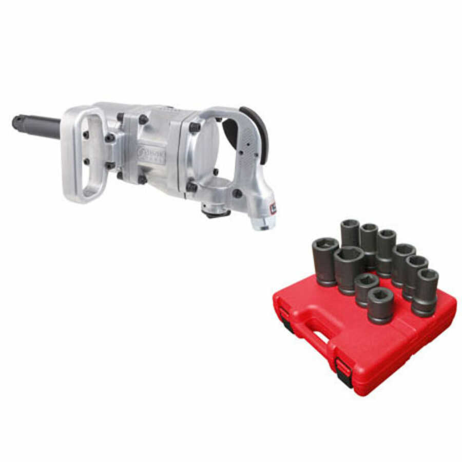 1\" Drive Impact Wrench w/ 6\" Ext Anvil & 5690A