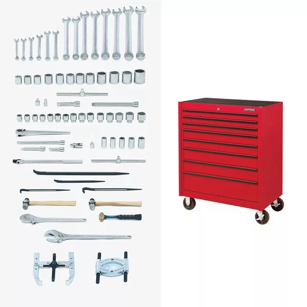 Heavy Equipment Master Tool Set 71 Pc w Industrial Series Box