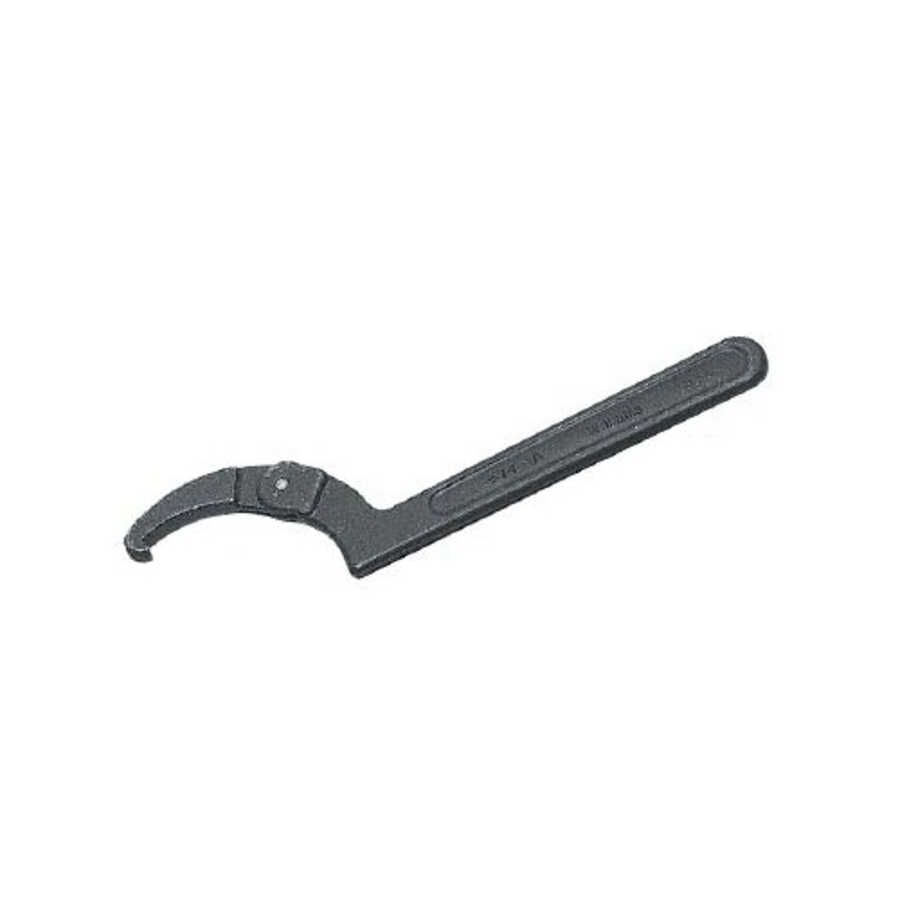 Adjustable Hook Industrial Black Spanner Wrench 2" to 4-3/4" Spa