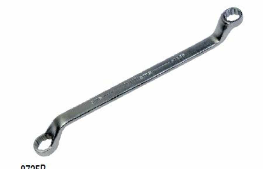 9/16 x-5/8" 12-Point SAE Double Head 60° Offset Box End Wrench