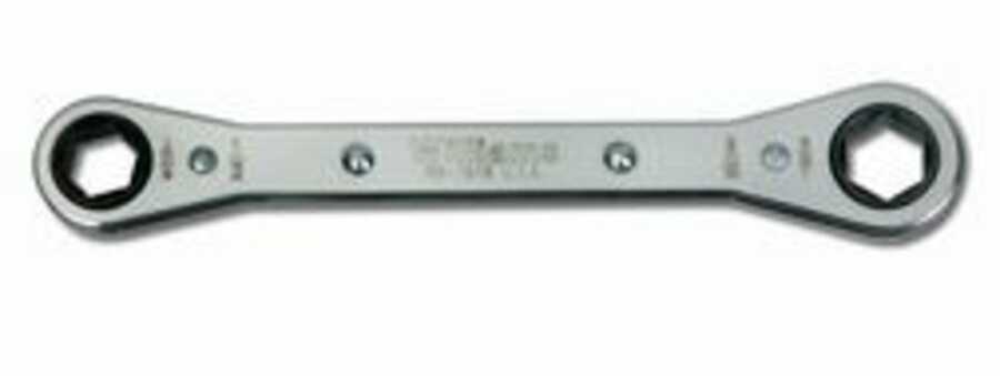 1-1/16X1-1/4 12-Point SAE Double Head Ratcheting Box Wrench