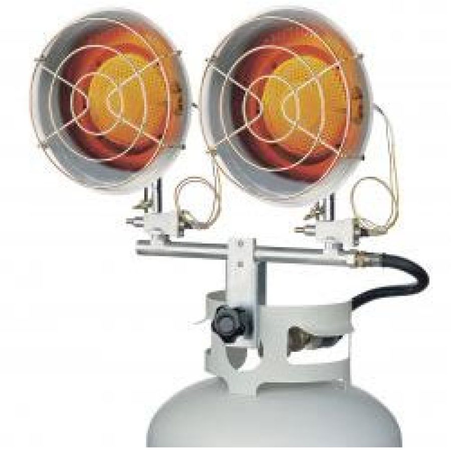 Propane Tank Top Heater Double Burner Piezo Ignitor