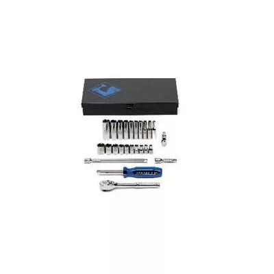 25 Piece 1/4" Drive 6 Point Socket Set 25 Piece 1/4" Drive 6 Point Socket Set