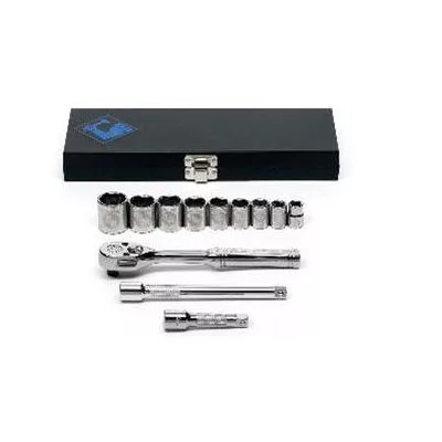 12 Piece 3/8" Drive 6 Point Socket Set