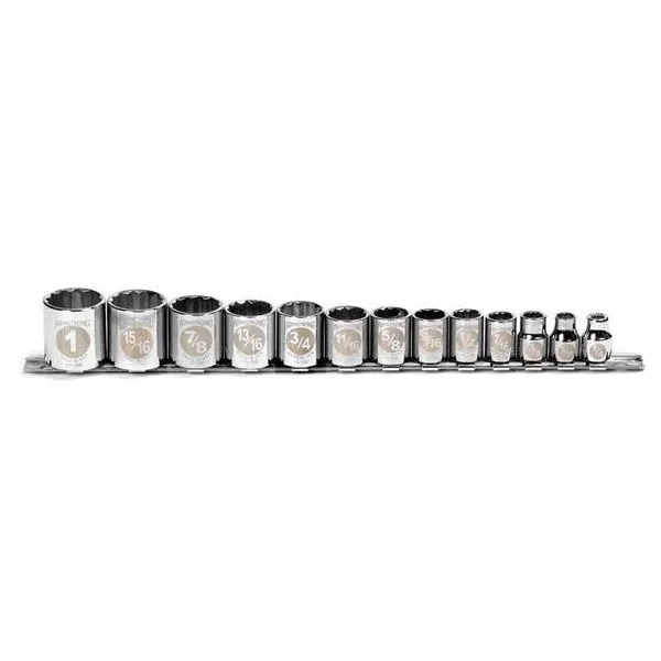13 Piece 3/8" Drive 12 Point Socket Set