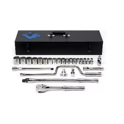 26 Piece 1/2" Drive 12 Point Socket Set