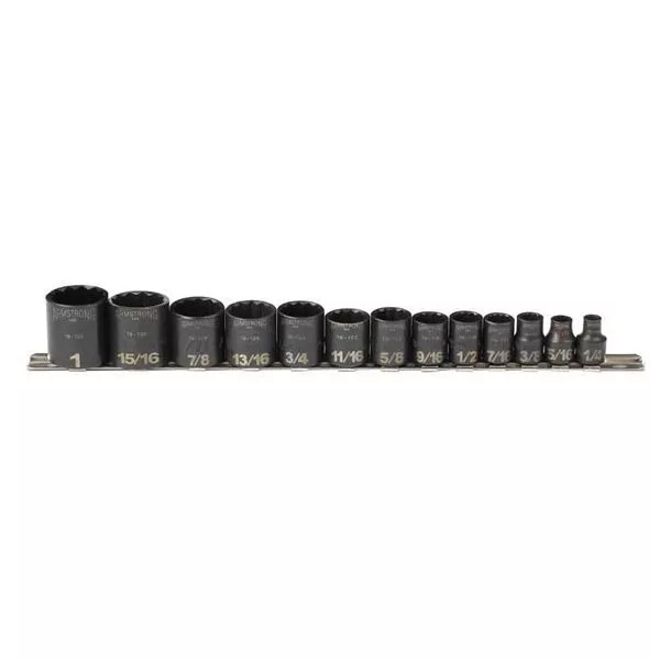 13 Piece 3/8" Drive 12 Point Black Oxide Socket Set