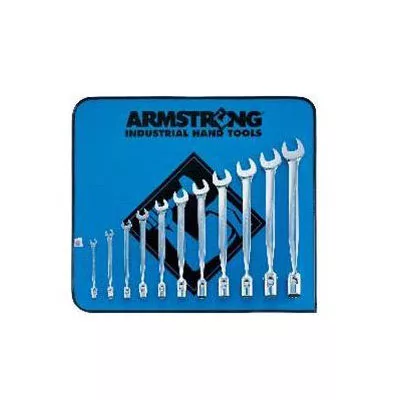 11 Piece 12 Point Full Polish Flex Head Wrench Set