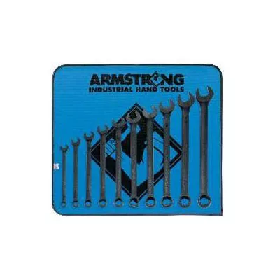 10 Piece 12 Point Black Oxide Long Combination Wrench Set