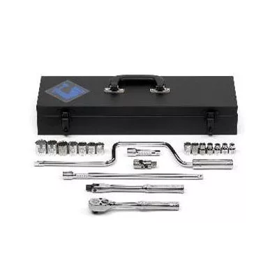 20 Piece 3/8" Drive 12 Point Metric Socket Set
