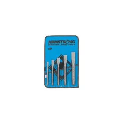 Tool Steel Cold Chisel Set 3/8 - 7/8 Inch 5 Pc