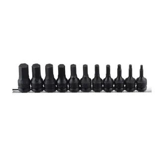 (image for) 11 Pc 1/2" Drive Metric Hex Head Driver Set