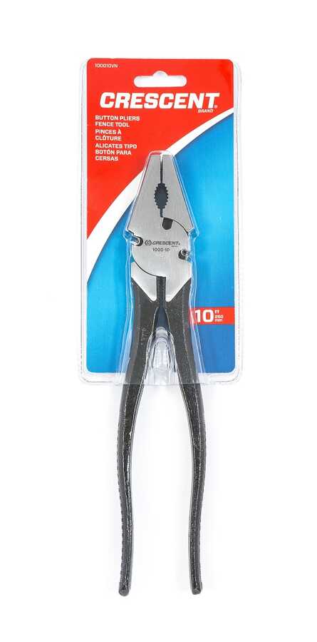 10 1/4" Button Pliers Fence Tool, Carded