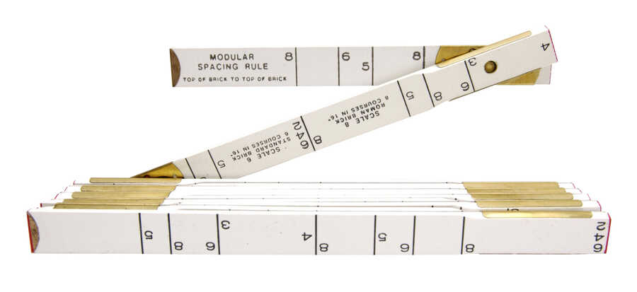 Lufkin 6' Masonry Wood Rule with Red End