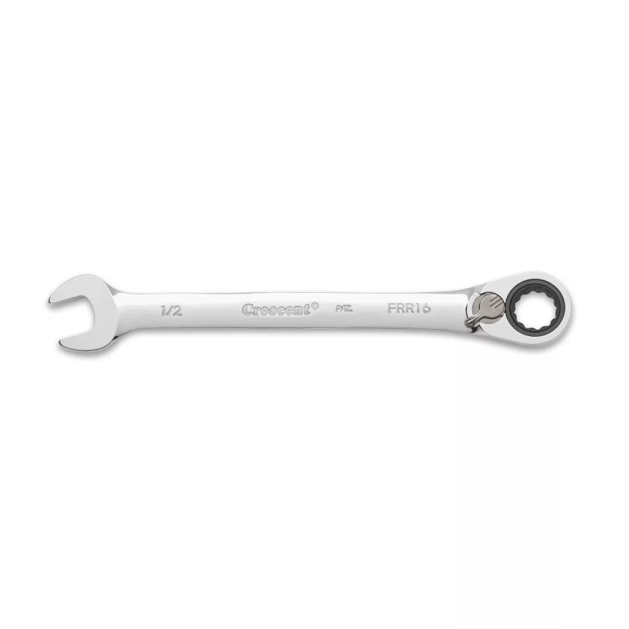 1/2" Reversible Ratcheting Combination Wrench, SAE