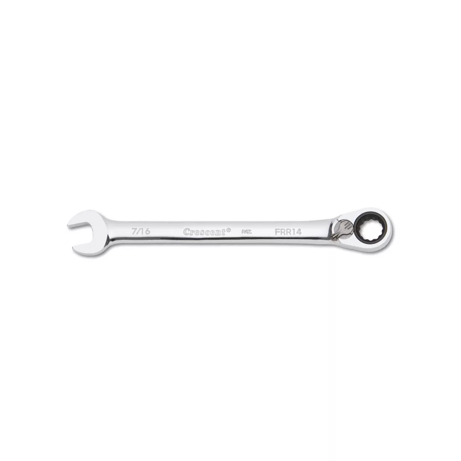 7/16" Reversible Ratcheting Combination Wrench, SAE
