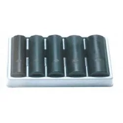 1/2 Inch Drive Extra Thin Wall Metric Impact Socket Set 5