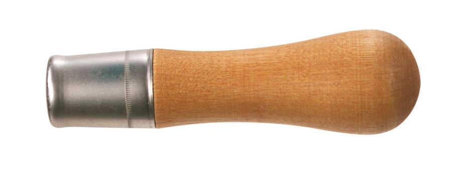Size 0 Metal Ferruled Wooden File Handle