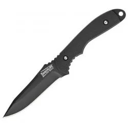 Mini Pit Bull - Black Blade, Plain Edge