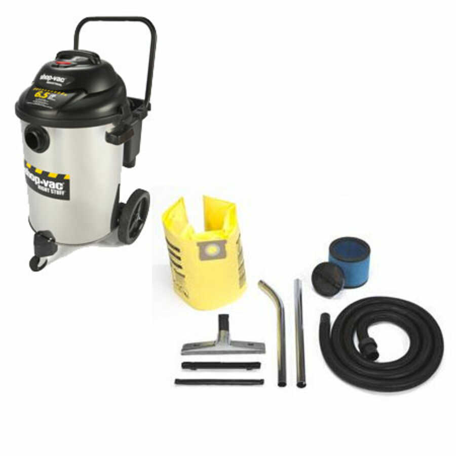 The Right Stuff Industrial Commercial Vacuum 15 Gal 6.5 HP