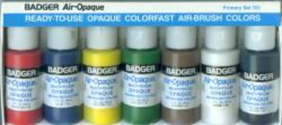 Primary Set Air-Opaque Paints 1oz