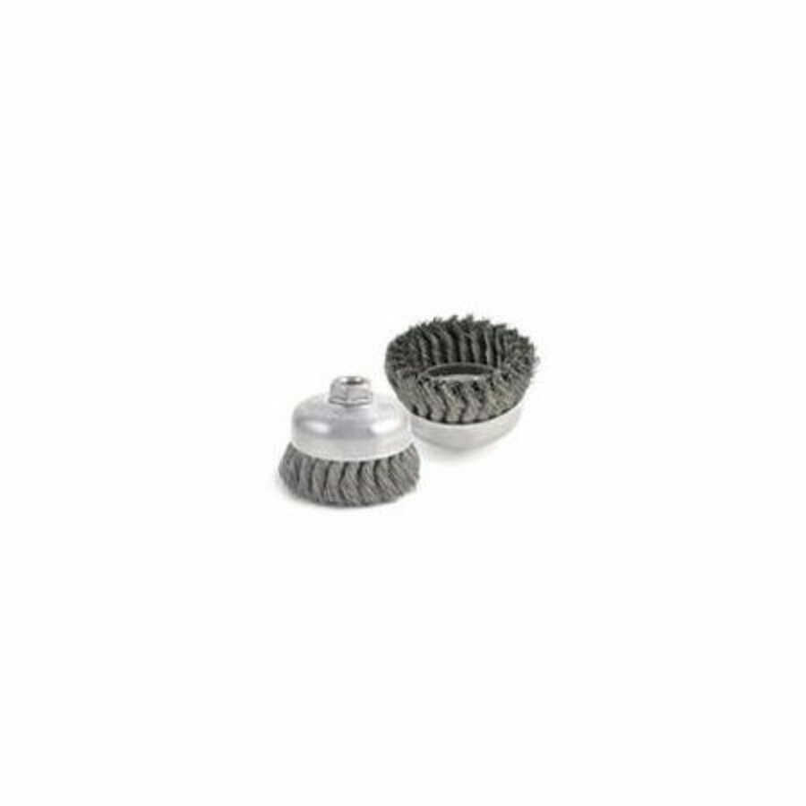 BUS-5 .014, 5/8-11 AH Knot Type Cup Wire Brush - Single Row