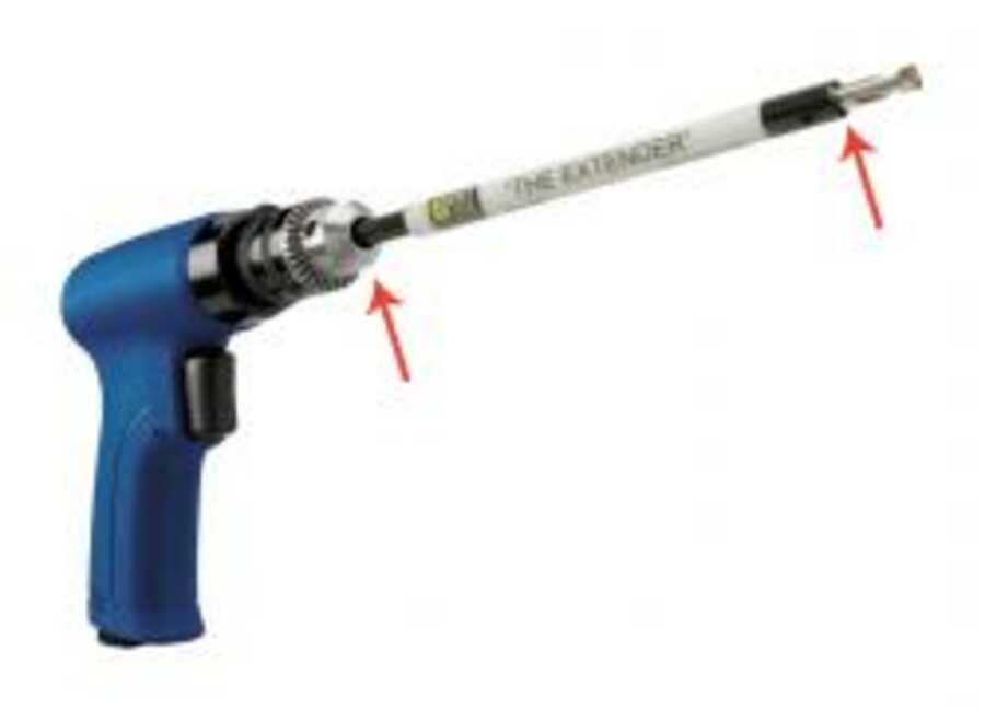 THE EXTENDER Kit 6.5 inch drill bit extention