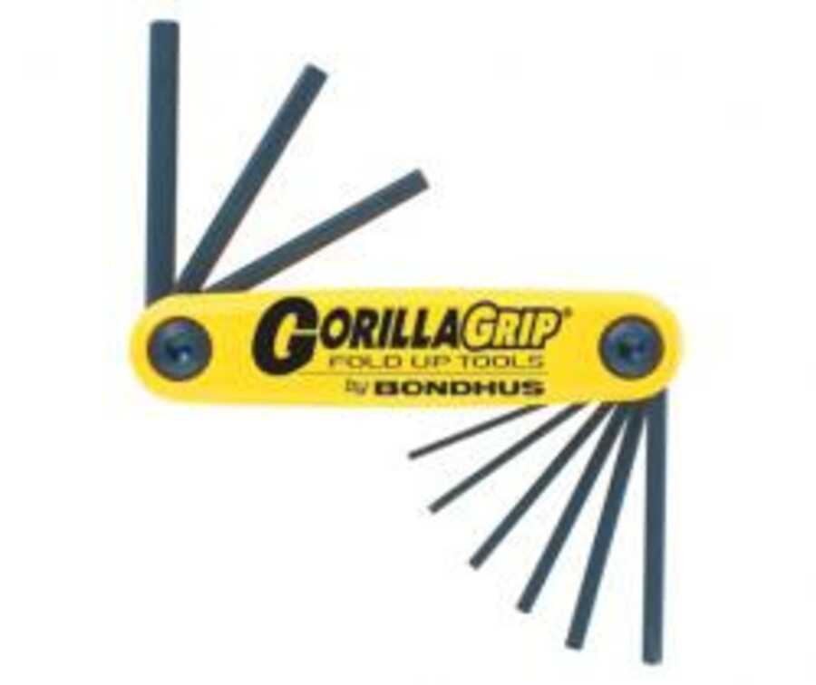 Gorilla Grip Fold Up 9 Pc. Set .050 - 3/16"