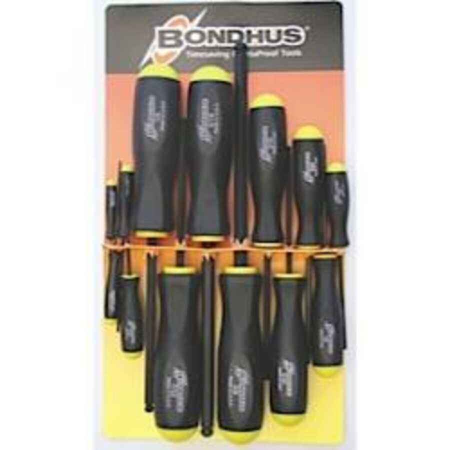 13 Piece Ball End Hex Screwdriver Set BSX13