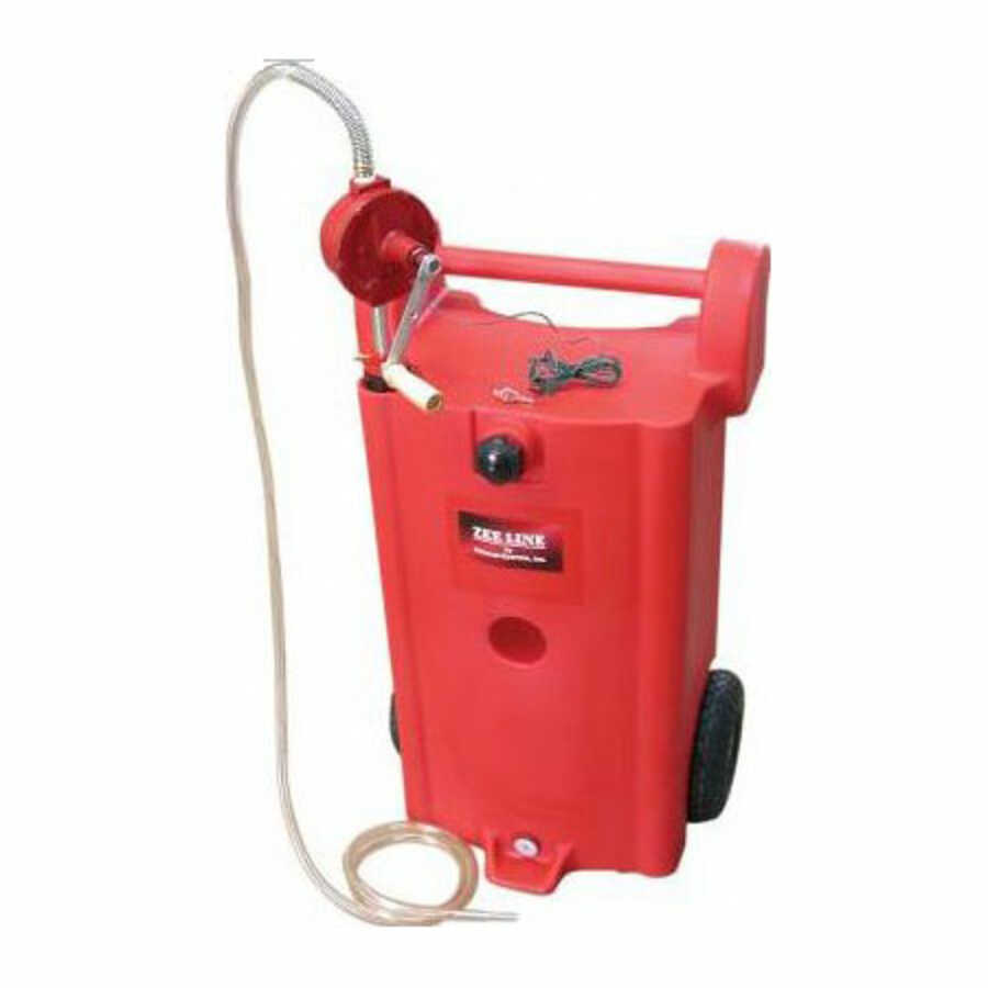 28 Gallon Evacuation Gas Caddy with Grounding Cable