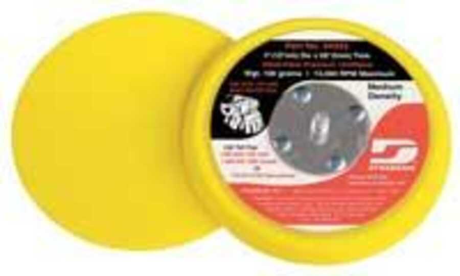 Non-Vacuum Disc Pad, Hook-Face, Short Nap 5" (127 mm) Dia