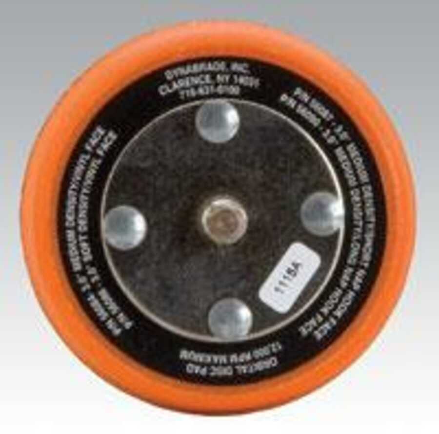 3" (76 mm) Dia. Non-Vacuum Disc Pad, Hook-Face, Short Nap