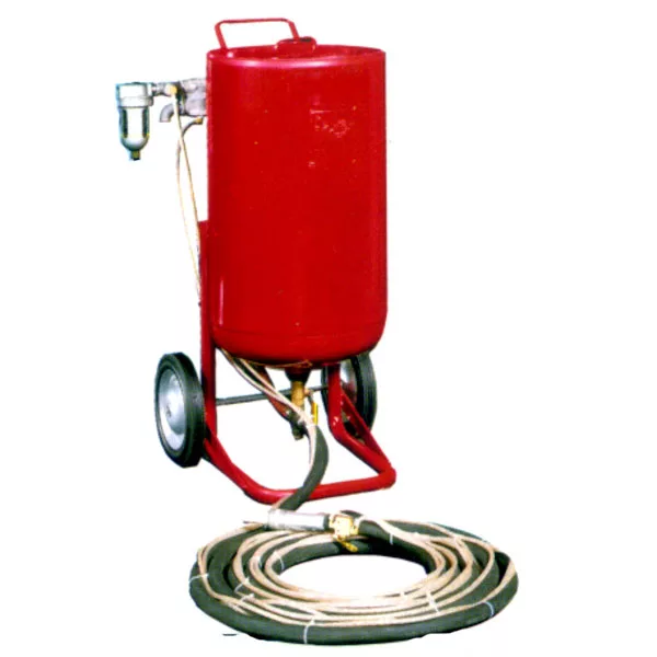 Portable Pressure Blast System 250 Lb Capacity w Safety Shut Off