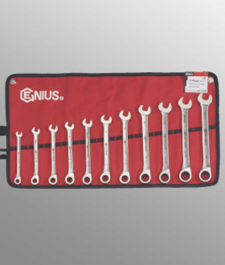 11PC Metric Combination Gear Wrench Set