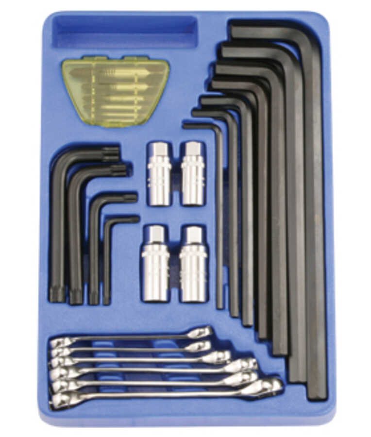35PC Flare Nut & L-Shaped Wrench Set