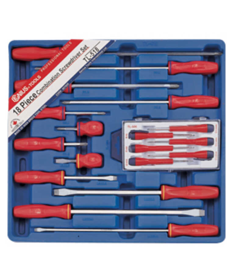 18PC Combination Screwdriver Set