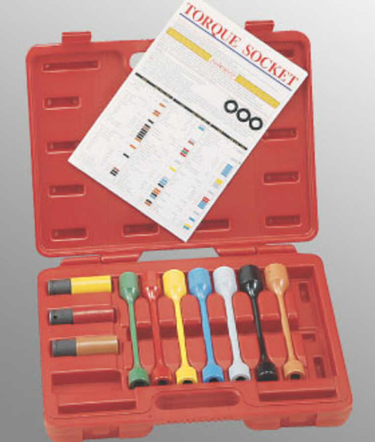 10PC 1/2" Dr. Metric Wheel Torque Socket Set