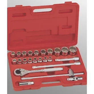 (image for) 24PC 1/2" Dr. 12-pt. SAE Hand Socket Set