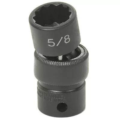 (image for) 3/8" Drive x 11/16" Standard Universal - 12 Point Impact Socket