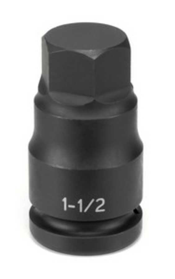 1-1/2" Drive x 1-3/8" Hex Driver Fractional SAE Impact Socket