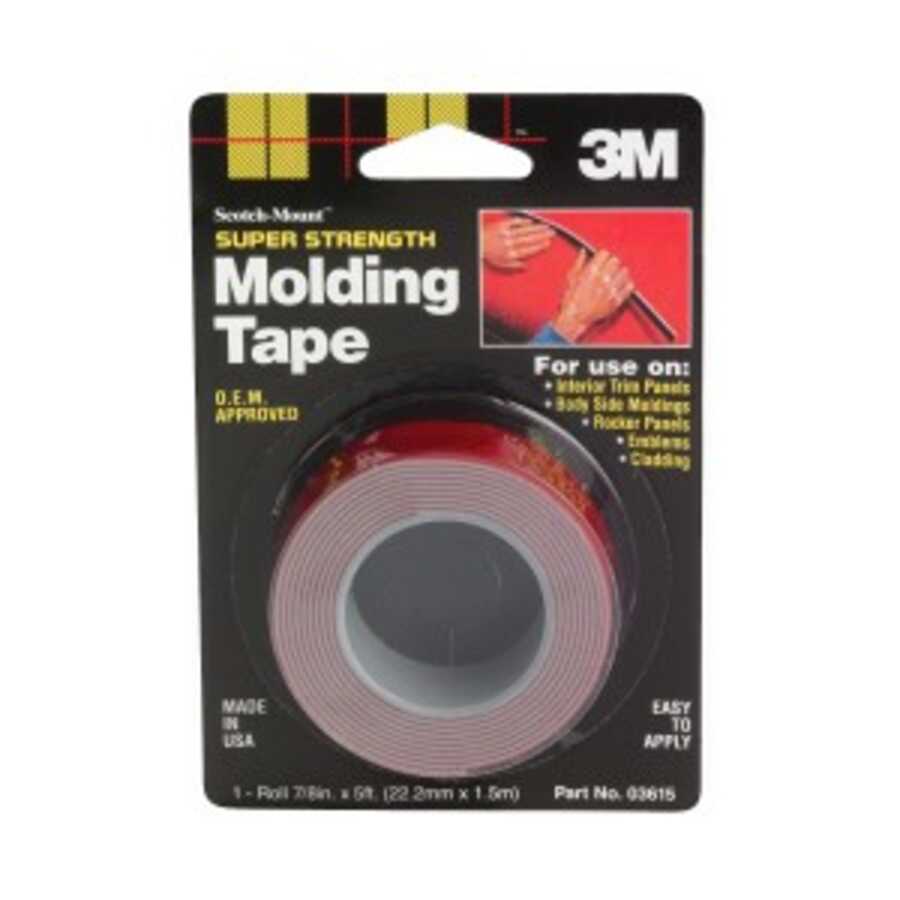 Scotch-Mount Molding Tape, 7/8"