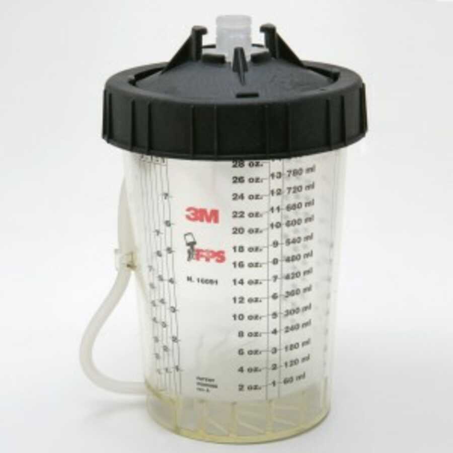 PPS Type H/O Pressure Cup, Large, 28 ounce (828 mL)