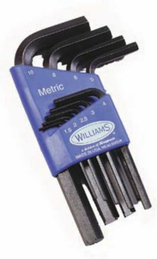 9 pc Metric Folding Hex Key Set