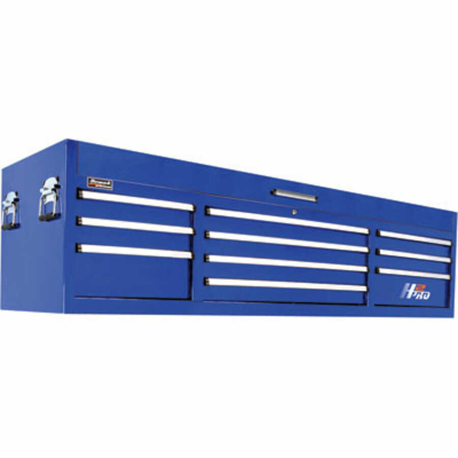 72 H2pro Series 10 Drawer Top Chest Blue Homak Bl02010720