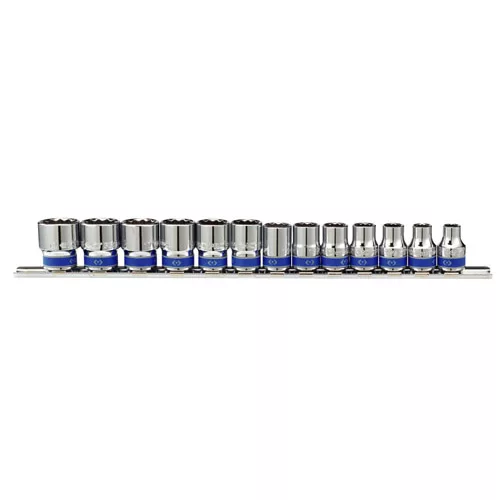 3/8" Drive 13 Piece Socket Set Metric 12 Point